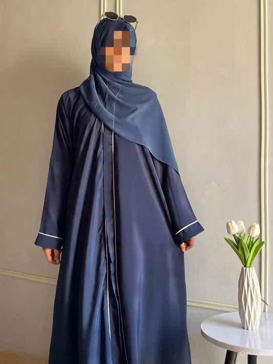 Front Open Pippin Abaya