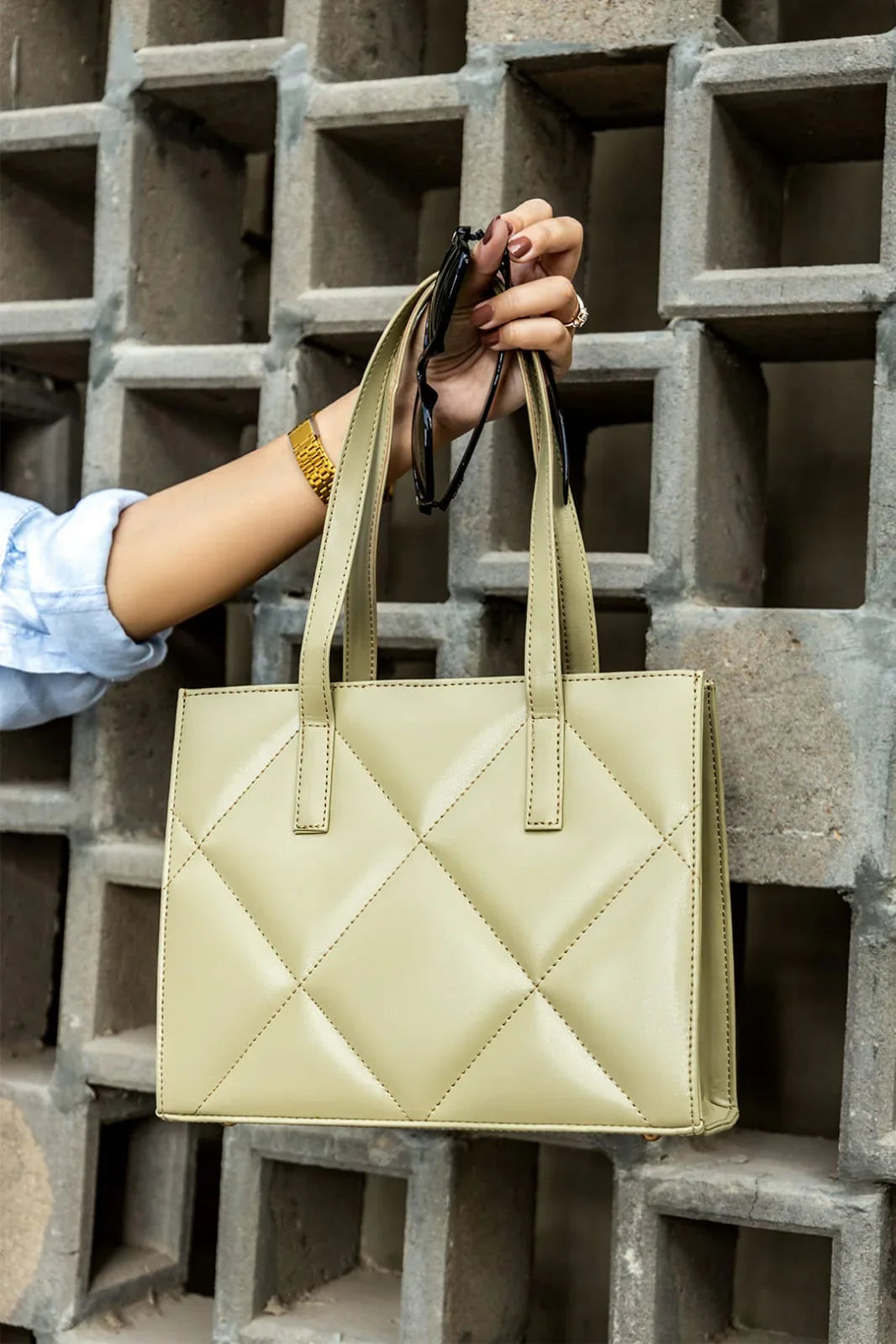 Branded Shoulder Tote Bag